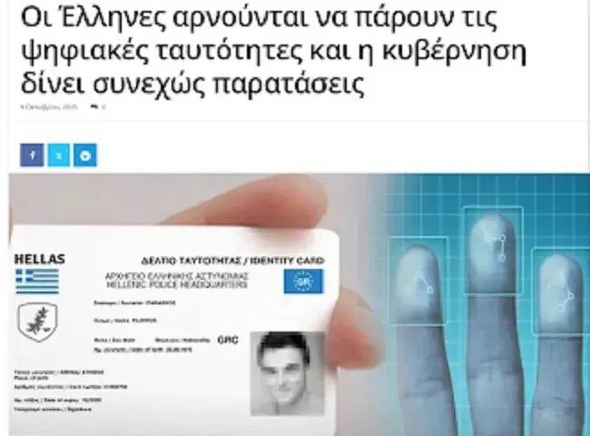 Δεκτές οι παλιές ταυτότητες, μέχρι 25 Σεπτεμβρίου του 2027