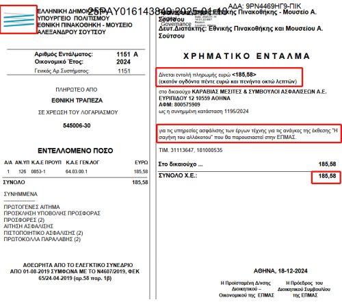 200.000 € ζητάει ο δημιουργός των βλάσφημων έργων από τον βουλευτή Νίκο Παπαδόπουλο! 8 Pinakothiki1 1