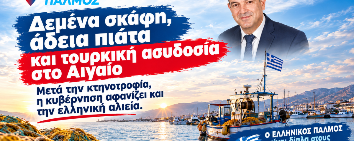 Δελτίο τύπου για αλιείς οριζόντια